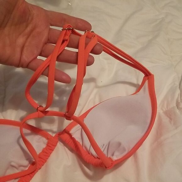 Orange bikini 2 pc medium nwot - Picture 6 of 9